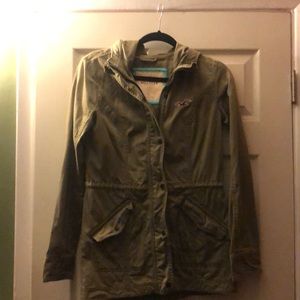 Green Hollister jacket only worn twice
